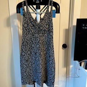Dakini sundress, Size L, gray and black